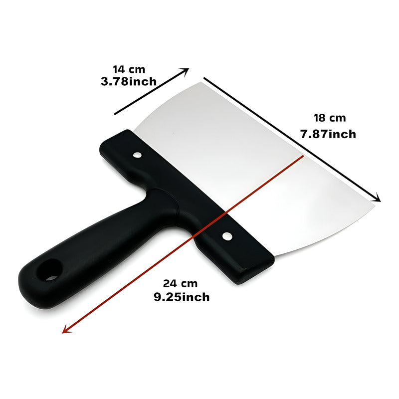 Espatula Reposteria Raspador De Chocolate Termostato 24cm Negro / Espatula Chocolate 24cm