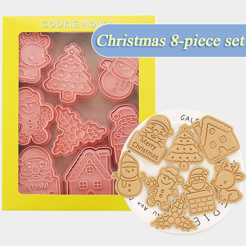 8 Moldes Para Galletas Cortador Galletas Cortadores Navidad