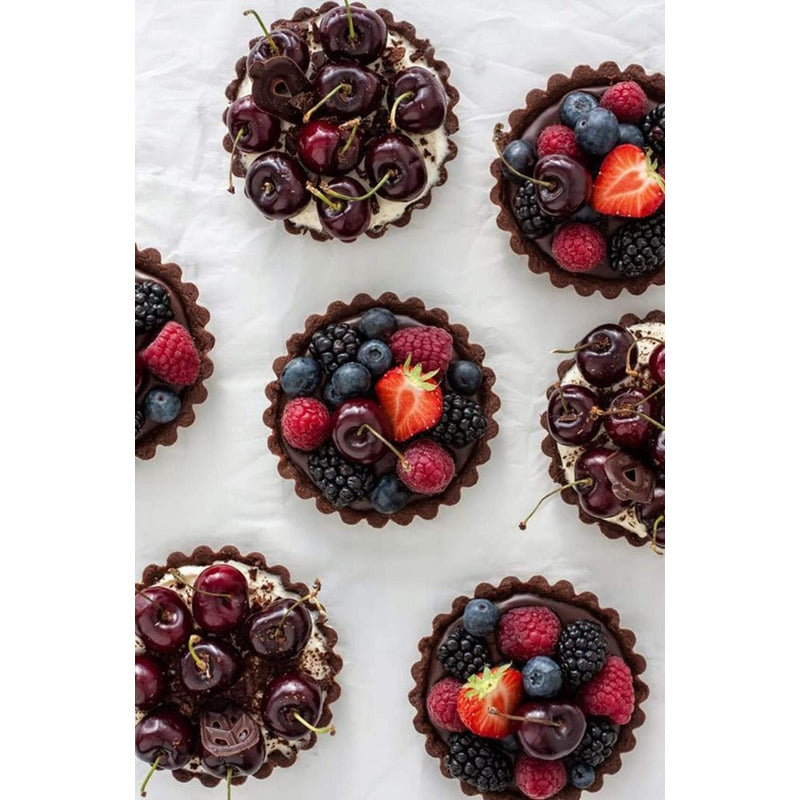 Moldes Tartas Moldes Tartaleta Desmontable Individual 8cm Gris Desmontable 08395