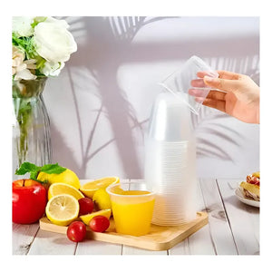 X200 Vasos Plásticos Desechables 5oz Vasos Desechables Para Bebidas Frías 5oz 148ml Vasos Descartables 5oz Vasos... Transparente