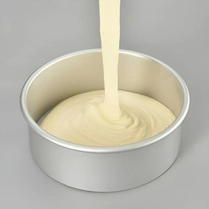 X2 Moldes De Aluminio Para Tortas Molde Desmontable 20cmx8cm Molde De Aluminio Para Bizcochos Molde De Aluminio Para Repostería Molde Para Pasteles Repostería Molde Para Queques Pasteleriuscl Plateado