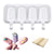 Moldes De Silicona Para Helados Molde Paletas Helado Blanco Blanco 418