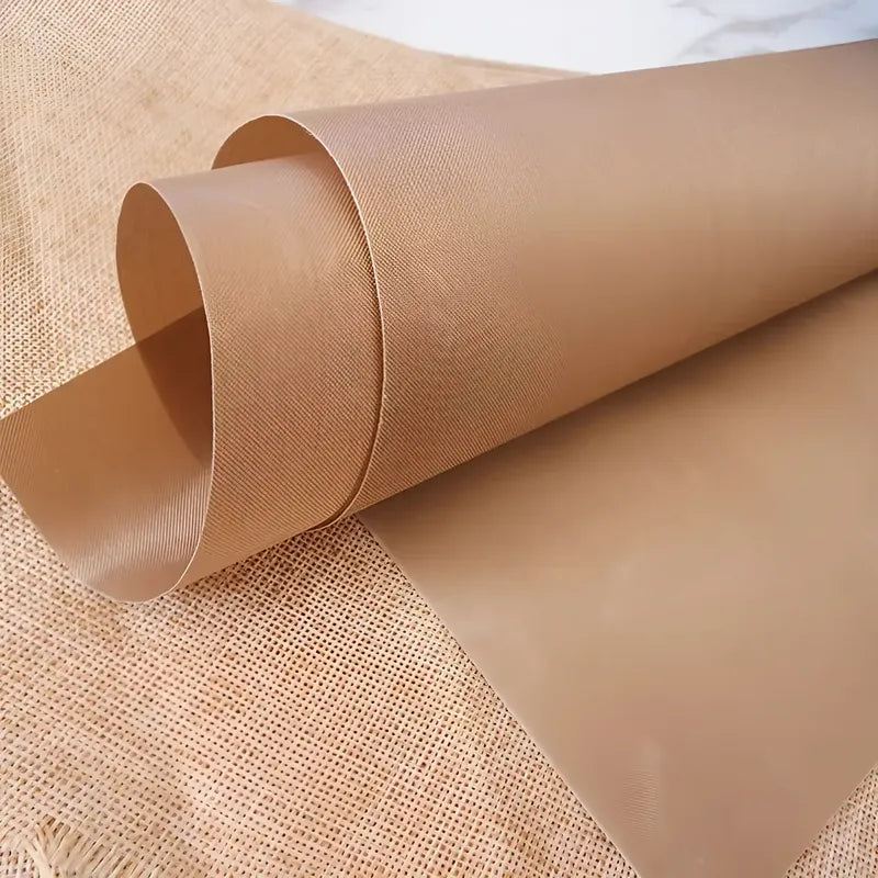 Lamina Teflon Horno Lamina Antiadherente Teflon Mat 60x40cm Mat Teflon Tapete Teflon Hornear Lamina Horno Antiadherente... Marrón