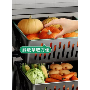 Estante Modular Organizador Cocina De Verduras 177 Estante Extraíble Despensa Carro De Almacenamiento Frutas