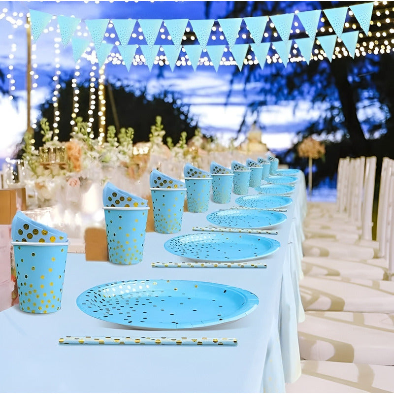 X20 Vasos Desechables Servilletas Platos Decoracion Fiestas