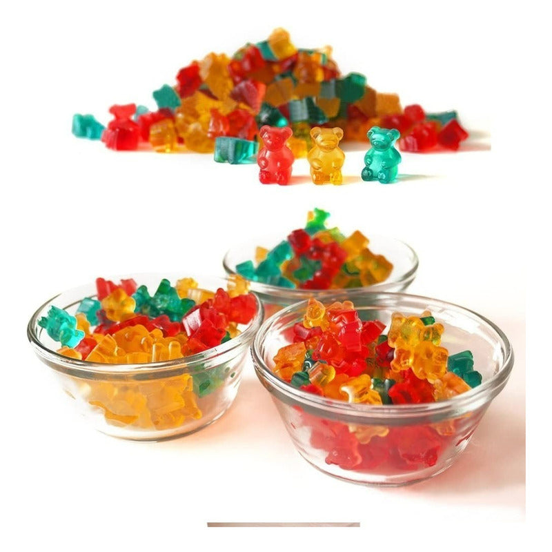 Pack X2 Molde De Silicona Ositos Moldes Silicona 50 Osito