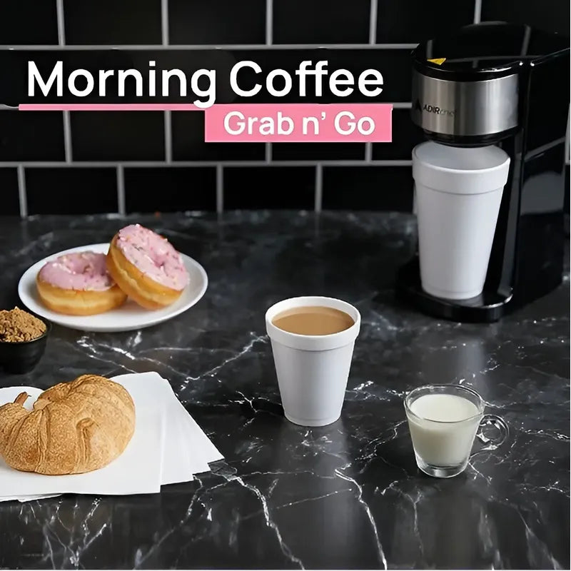 Set 25 Vasos Termicos Vasos Desechables Vaso Descartable Vasos De Plumavit Vaso Cafe Vaso Plumavit Vaso De Cafe Vaso Para Te Vaso De Te Vaso De 8oz Vaso 240ml Pasteleriuscl Blanco