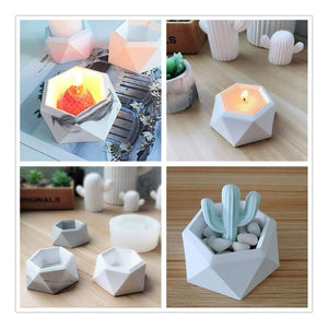 Moldes De Silicona Macetas Moldes Para Yeso Molde Para Velas