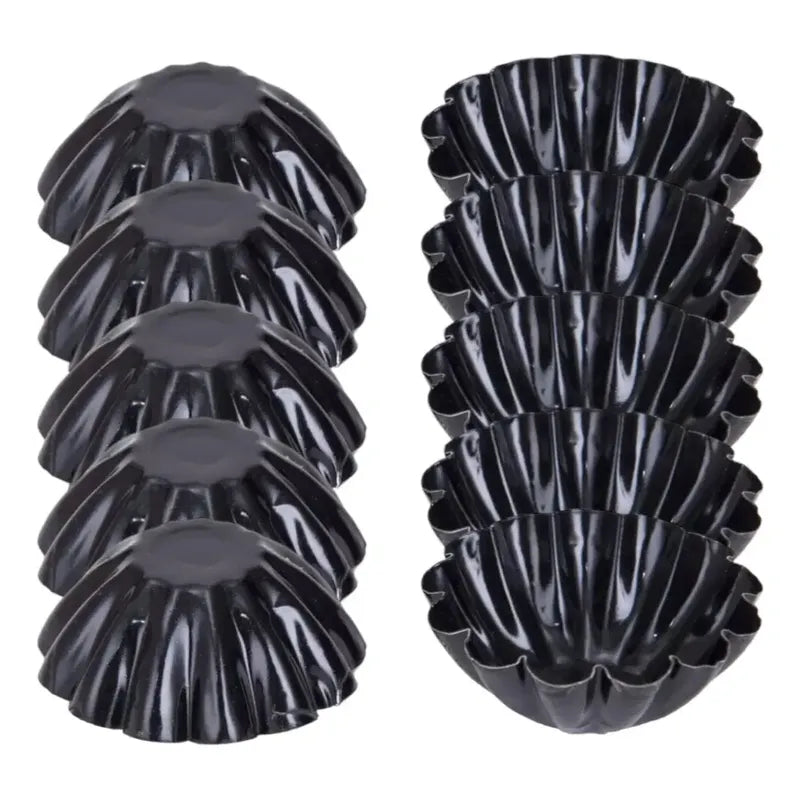 Pack X24 Molde Mini Tartaleta Tarta Moldes Reposteria 4,5cm Gris Claro