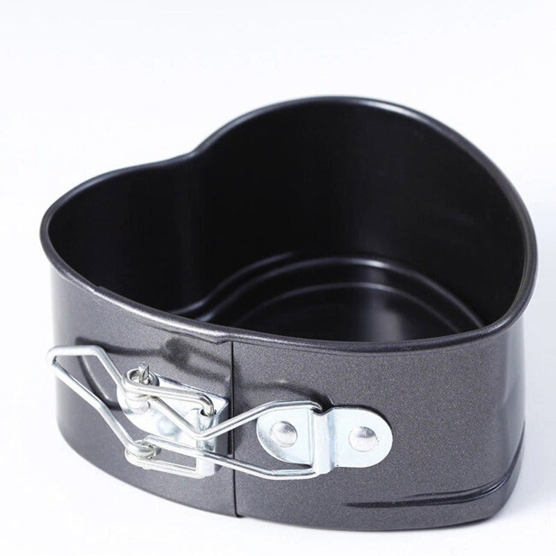 Moldes De Torta Corazon Moldes De Queque Molde De Corazón Gris