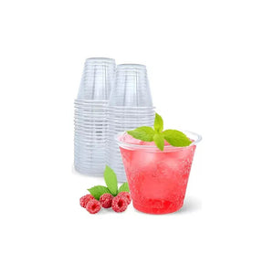 X50 Vasos Plásticos Desechables 5oz Vasos Desechables Para Bebidas Frías 5oz 148ml Vasos Descartables 5oz Vasos... Transparente