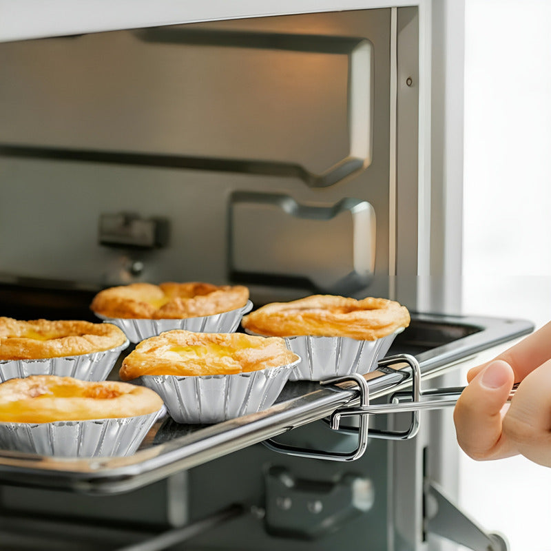 6 Moldes Reposteria Molde Aluminio Molde Mini Tartaletas 6cm Plateado