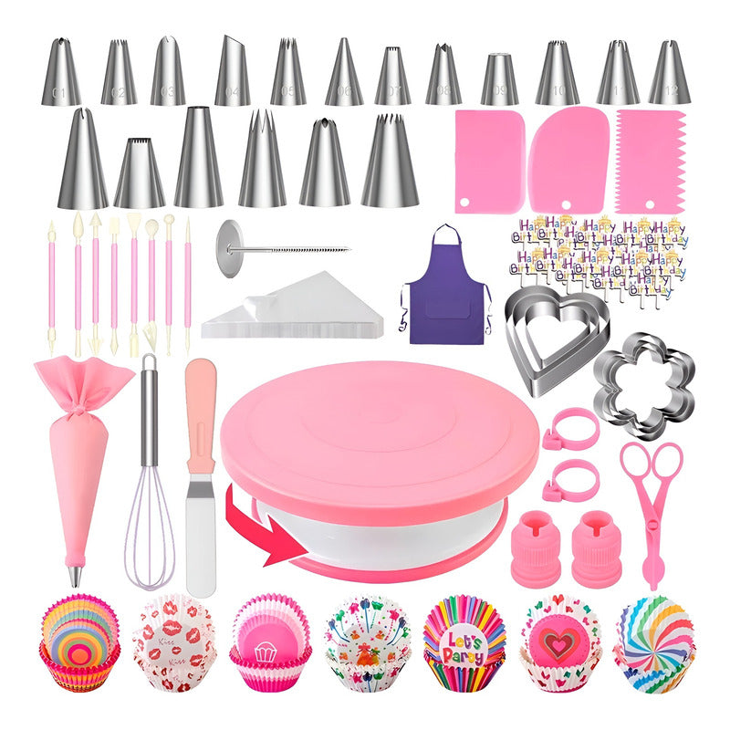 Kit Pasteleria Set Reposteria Kit Reposteria Completo 286pcs