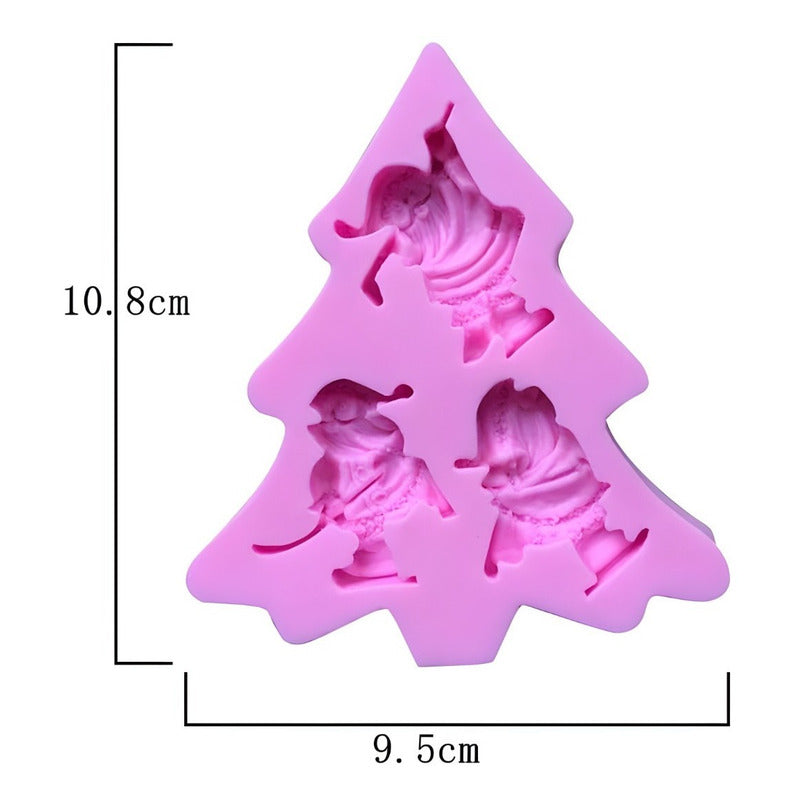 Molde De Silicona Molde Santa Molde Fondant Santa Jockey 322 Rosa Santa Jockey 2322