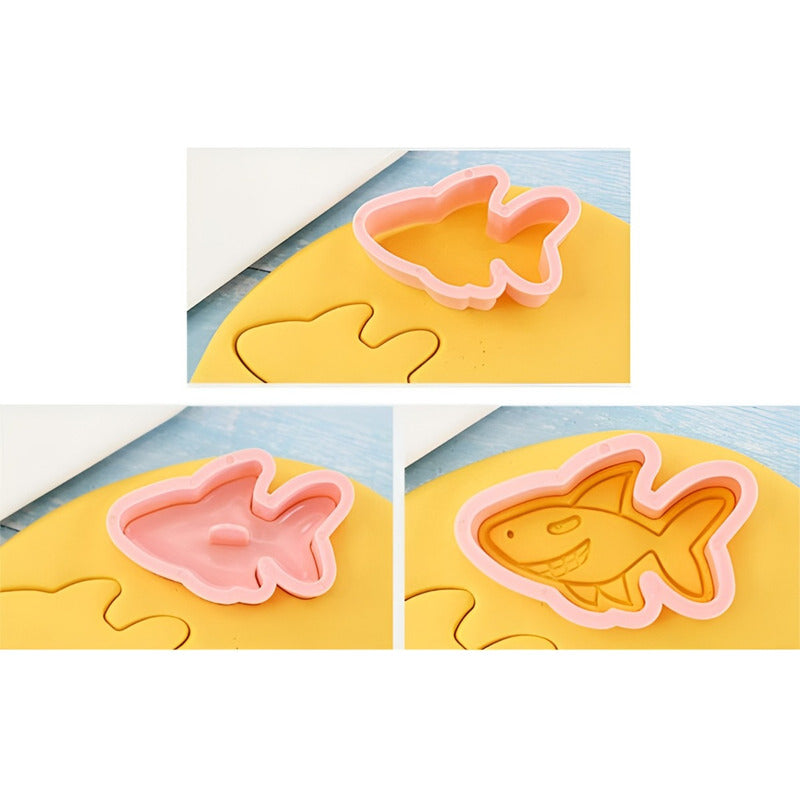 Moldes Para Galletas Peces Molde Galletas Cortadores Mar - - Ck-17 Peces 109859