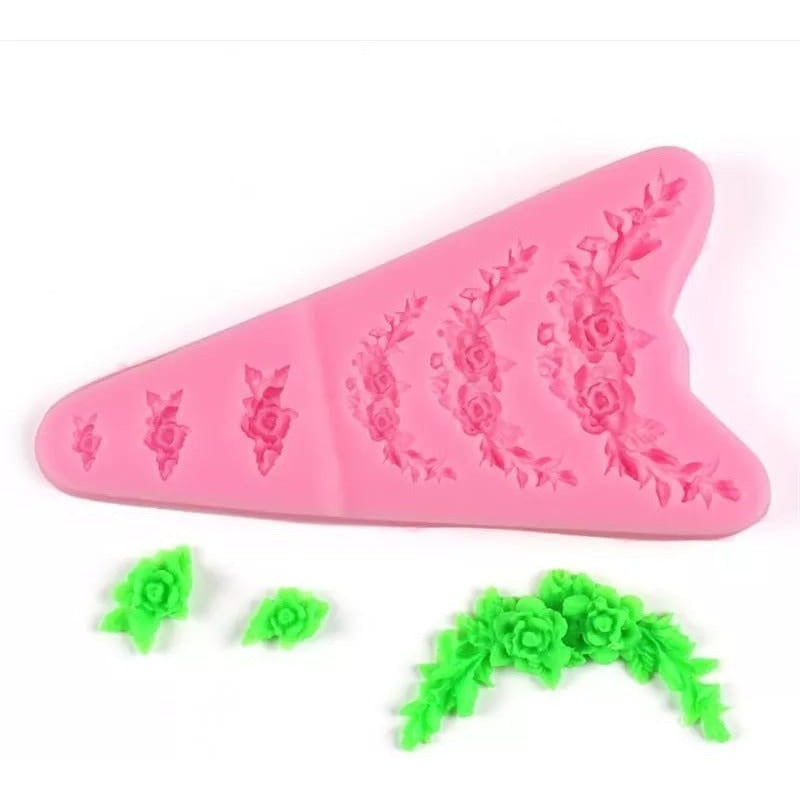 Molde De Silicona Molde Vallas Molde Fondant Vallas 6 Cavid Rosado Vallas 6 Cavid