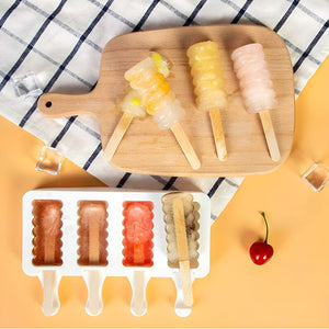 Moldes De Silicona Para Helados Molde Paletas Helado Mini395