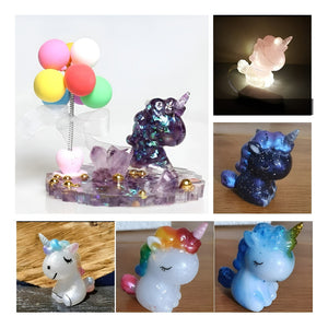 Moldes De Silicona Resina Molde Reposteria Moldes Unicornio