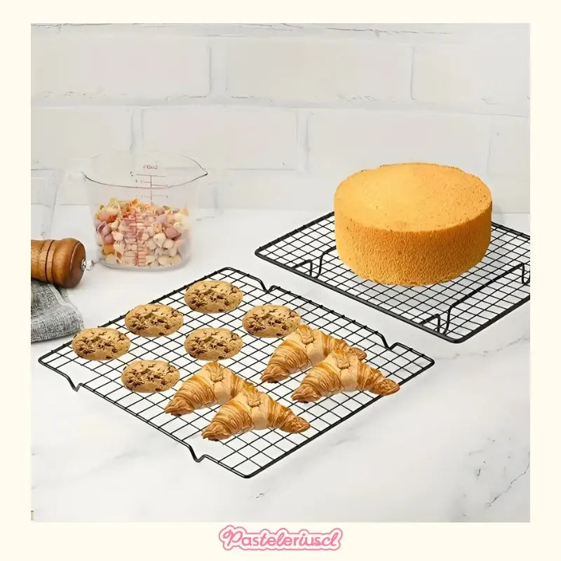 2 Rejillas Para Enfriar Galletas Rejilla De Pan 25cm 41cm Rejilla Para Galleta Rejilla Para Enfriar Pizza Rejilla Para Galletas Enfriamiento Repostería Insumo Reposteria Rejilla Metálica Pasteleriuscl