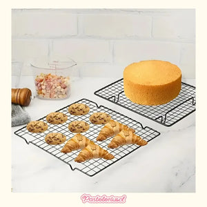 2 Rejillas Para Enfriar Galletas Rejilla De Pan 25cm 41cm Rejilla Para Galleta Rejilla Para Enfriar Pizza Rejilla Para Galletas Enfriamiento Repostería Insumo Reposteria Rejilla Metálica Pasteleriuscl
