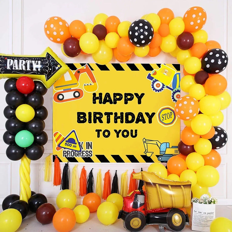 Pack 25 Set De Cumpleaños Globos Cumpleaños Globo Amarillo Amarillo 100944