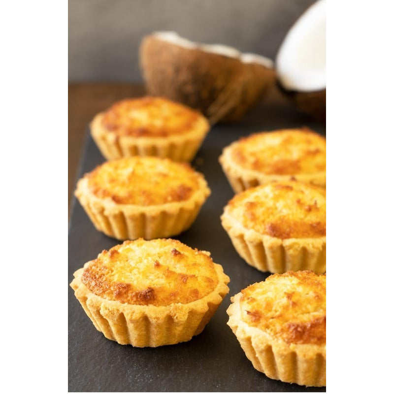 Pack 12 Molde Mini Tartaleta Moldes Tarta De Coctel Flor 276 Gris