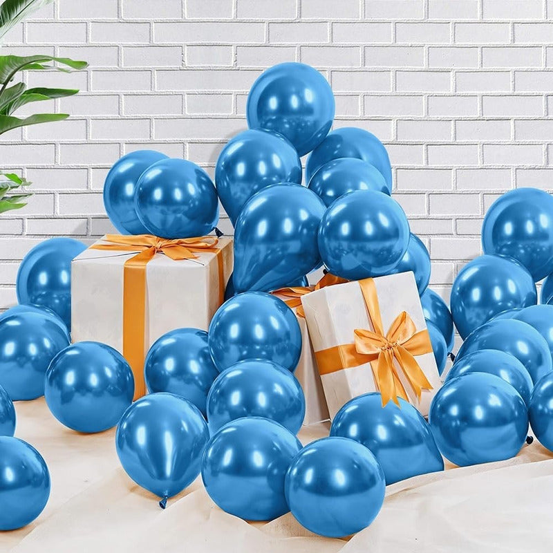 25 Set De Cumpleaños Globos Cromados Globos Cumpleaños 25cm