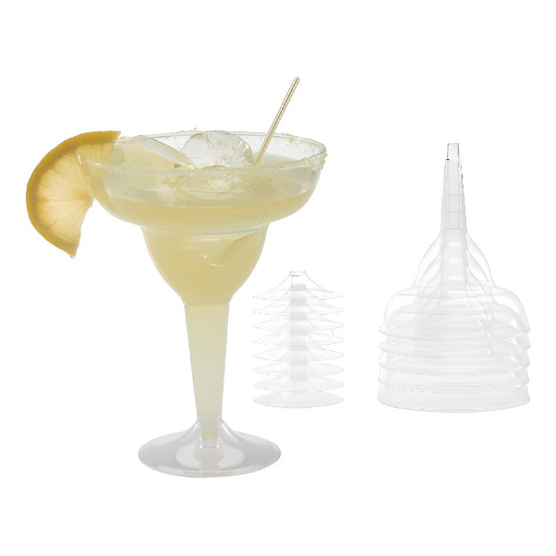 Pack X30 Copas Margarita Copas Acrilico Copas Coctel 240ml Transparente