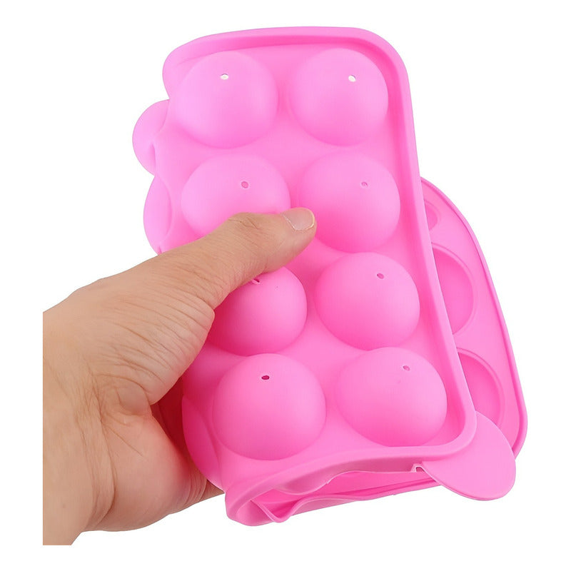 Moldes Silicona Queque Moldes Reposteria Cake Pops 20cav Rosa / Molde Cake Pop 20 Cav
