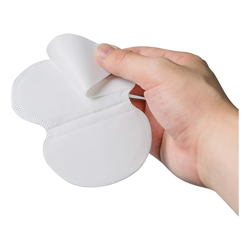 50 Parches Protectores Piel Antitranspirantes Axilas Poleras Blanco