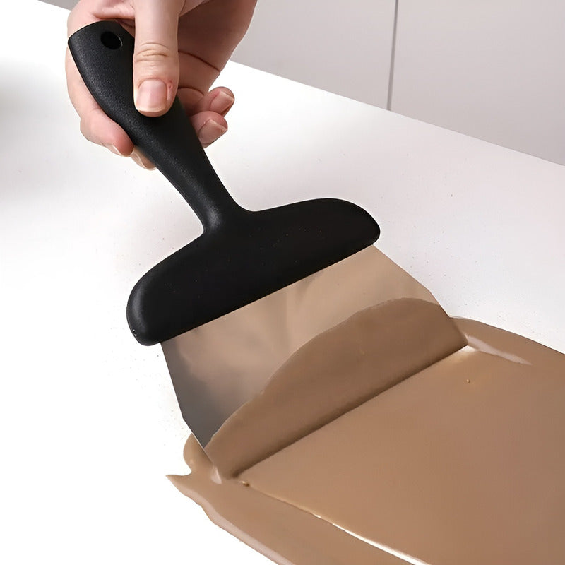 X2 Espatula Reposteria Raspador De Chocolate Termostato 20cm Negro / Espatula Raspador Chocolate 20cm