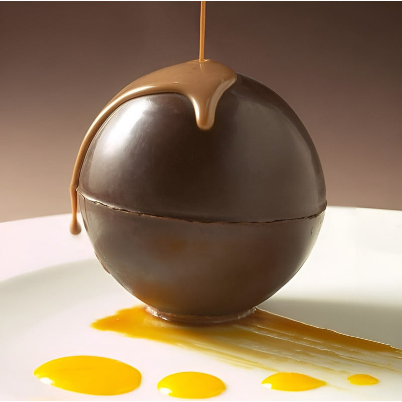 2 Molde Silicona Media Esfera Molde Silicona Media Esfera  Multicolor 6 Cavidades