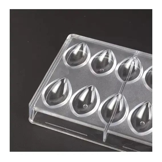 Molde Chocolate Acrilico Molde De Chocolate Molde Ovalado Molde Ovalado Moldes De Bombones Moldes Para Trufas Bombones... Transparante