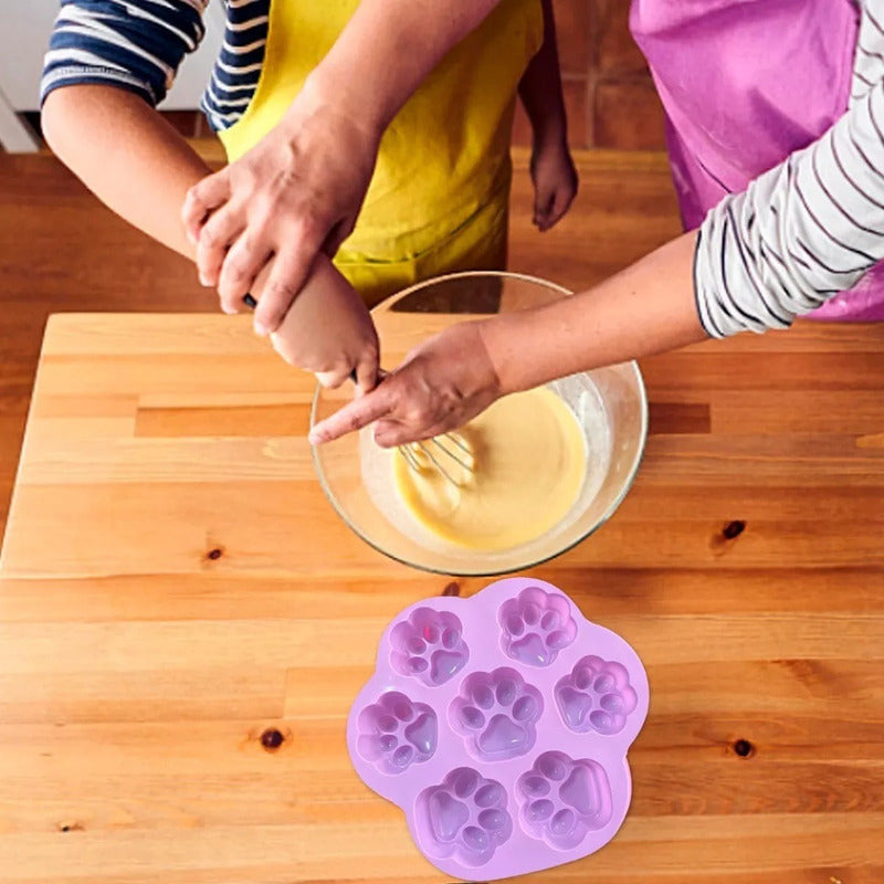 Pack X2 Moldes De Chocolate Moldes Silicona Patitas Patas  Multicolor