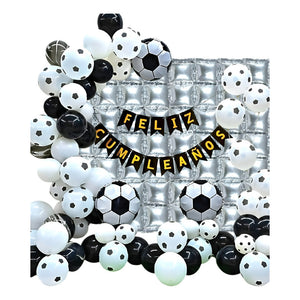 Set De Globos Decoracion Cumpleaños Futbol Cotillon Fiestas