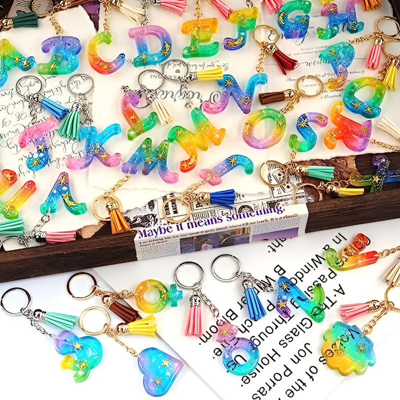 X2 Molde Silicona Moldes Resina Letra Molde De Silicona 41 Transparente 41 Cavid