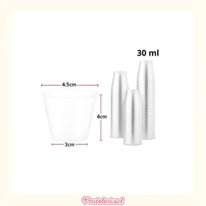 Set 50 Vasos Shot Pocillos Para Postres Vasos Plasticos 30ml Pocillos De Postre Pocillo Para Postre Vaso Para Dulces Vaso De Dulces Vasos De 30ml Vasos De Chupito Pequeños Para Fiestas Pasteleriuscl