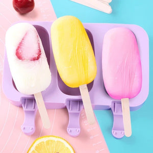 Moldes De Silicona Para Helados Molde Paletas Helado 3 Cavid