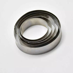 Pack X2 5 Moldes Galletas Circulo Molde De Galleta 26351