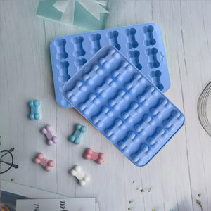 Pack X2 Molde De Silicona Moldes Silicona Moldes Huesito 18c