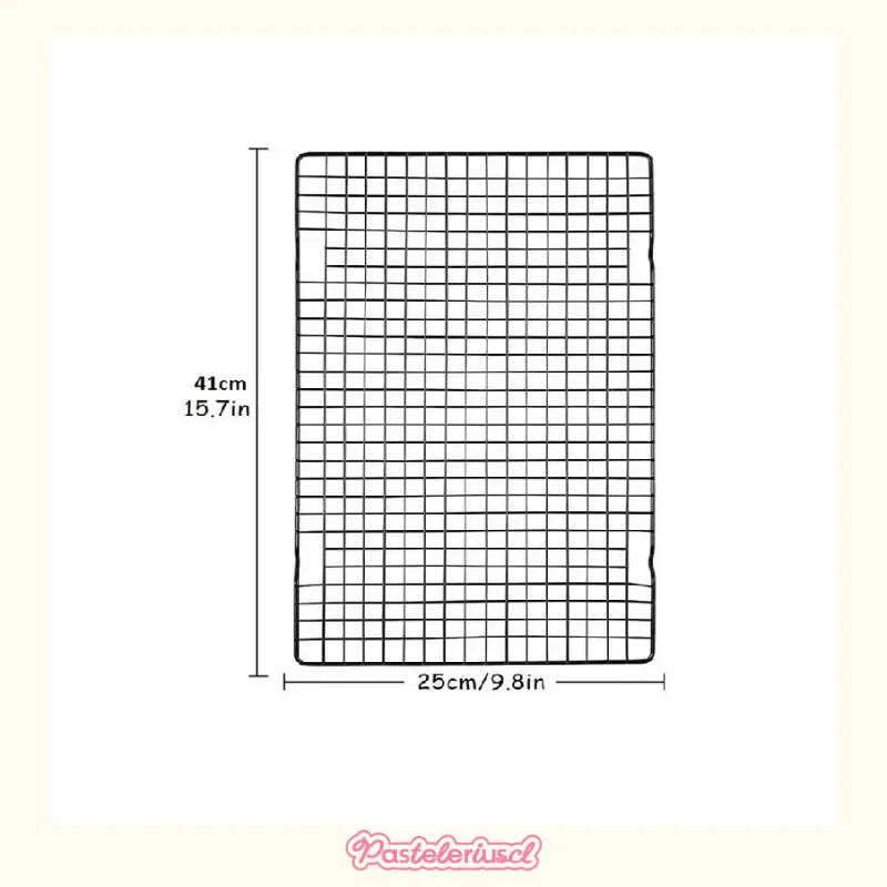 2 Rejillas Para Enfriar Galletas Rejilla De Pan 25cm 41cm Rejilla Para Galleta Rejilla Para Enfriar Pizza Rejilla Para Galletas Enfriamiento Repostería Insumo Reposteria Rejilla Metálica Pasteleriuscl