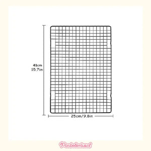 2 Rejillas Para Enfriar Galletas Rejilla De Pan 25cm 41cm Rejilla Para Galleta Rejilla Para Enfriar Pizza Rejilla Para Galletas Enfriamiento Repostería Insumo Reposteria Rejilla Metálica Pasteleriuscl