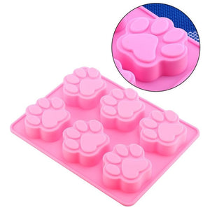 2 Molde Silicona Huella Moldes De Silicona Mascota Pata 6cav Insumos Reposteria Patitas De Perro Moldes Para Chocolates Pasteleriacl