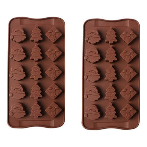 2 Moldes De Chocolate Molde De Silicona Molde De Navidad Moldes Silicona Reposteria Navidad Molde Chocolate Moldes De Silicona Para Chocolates Moldes De Navidad De Silicona Molde Navidad Pasteleriuscl