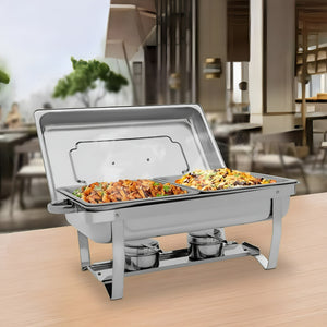 Chafer Bufetera Doble Buffet Ollas Vaporeras Chafing 5 Lts Bufetera Chafer 2 Depositos