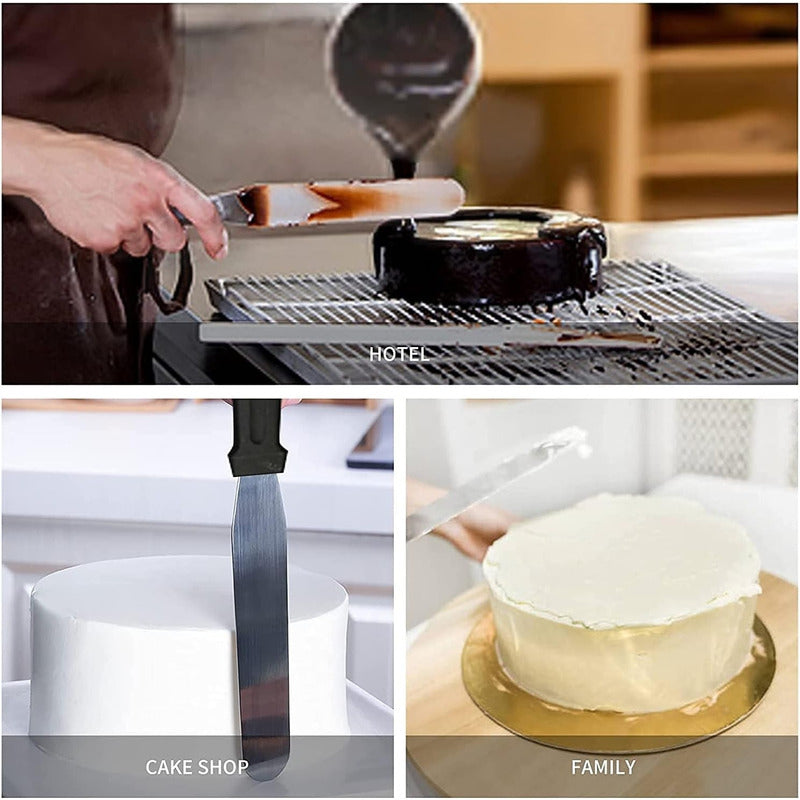 Espatula Repostera Espatula Para Alisar Espatula Reposteria  Gris 018