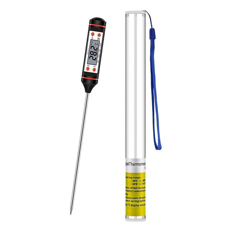 Termometro De Cocina Termómetro Horno Termometro Cocina  Gris Con Negro 014