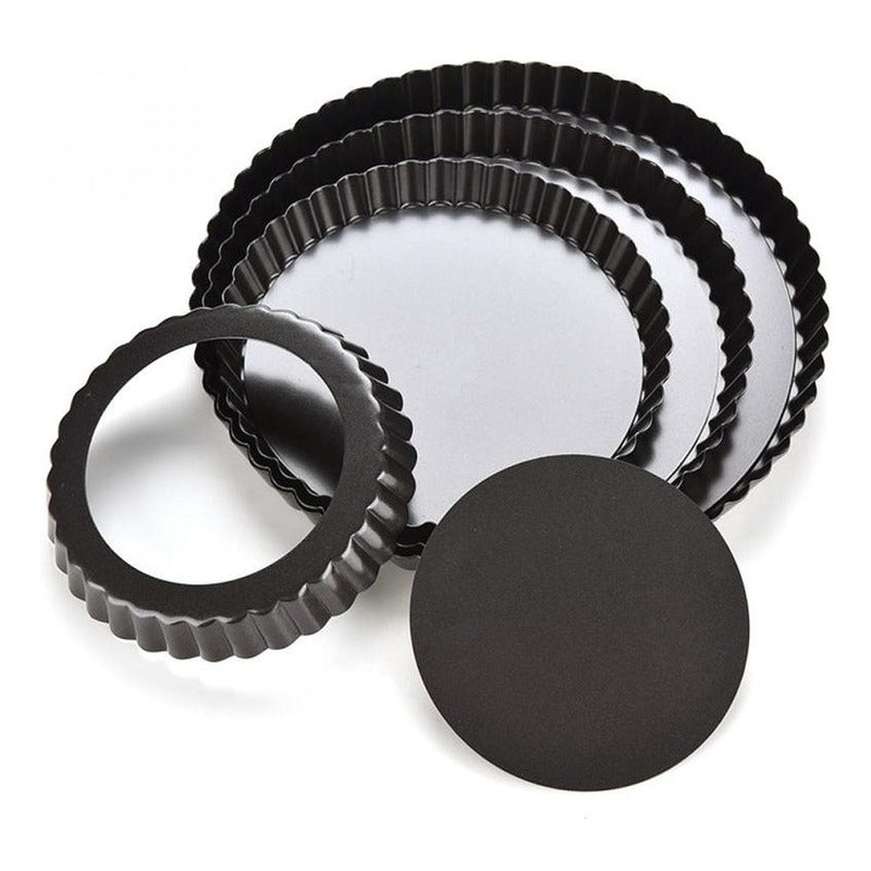 Pack X4 Moldes Desmontables Molde Desmontable 26 28 30 32 Cm