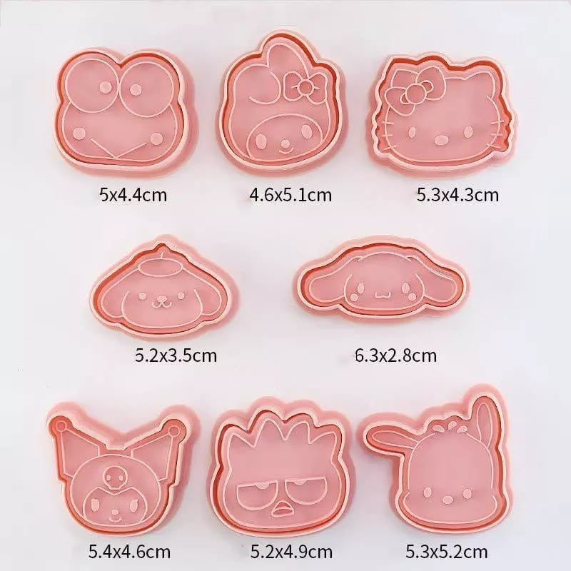 Cortador Galletas Hello Kitty Cortadores Galletas Badtz-maru Rosa