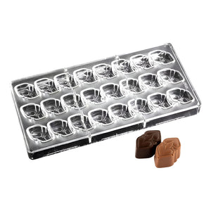 Moldes Para Chocolates Moldes Chocolates Molde Corazon Doble